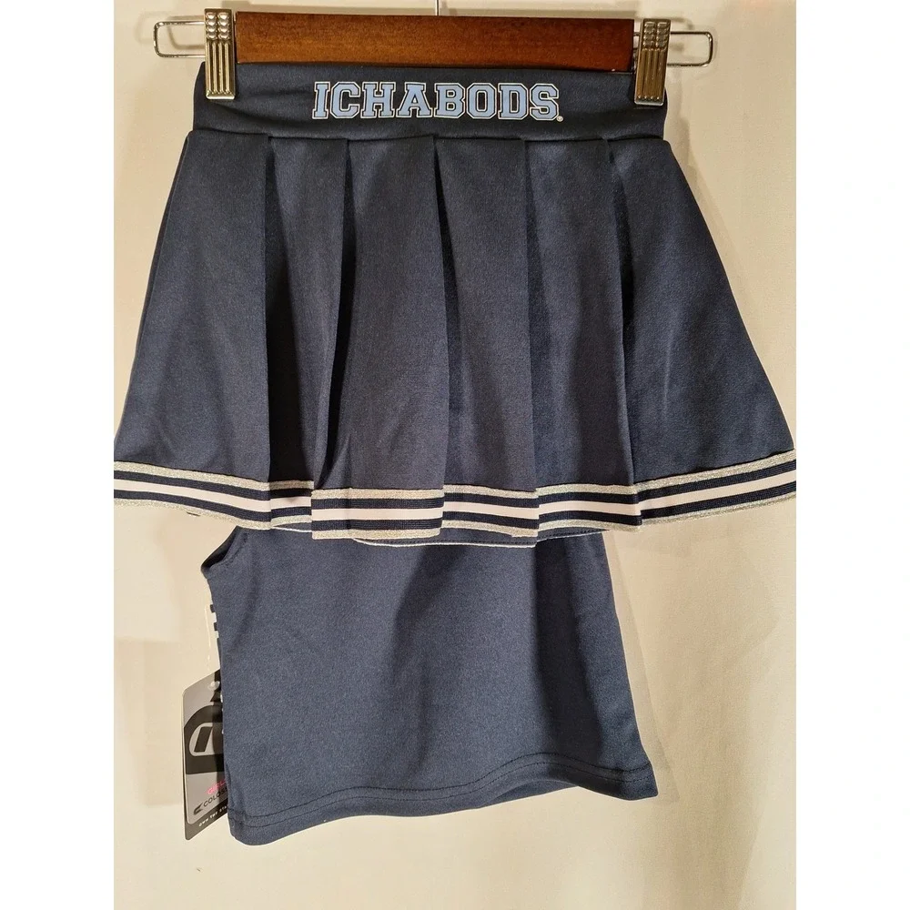 Colosseum Washburn University Ichabods Toddler Girls Cheerleader Set 4T NWT Navy